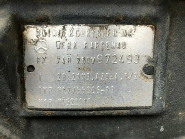 DAIMLER-BENZ Hinterachse