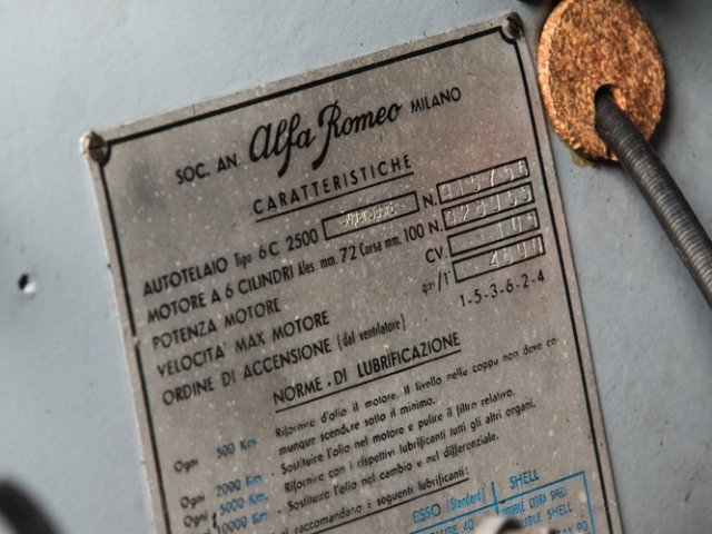ALFA ROMEO (I) 6C 2500 S