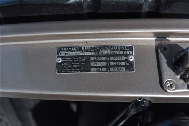 MERCEDES-BENZ 280 SE
