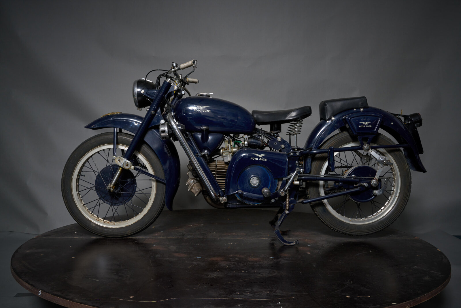 Moto Police Mettoy England 1930 - Motocyclette Mécanique 18cm - État Neuf