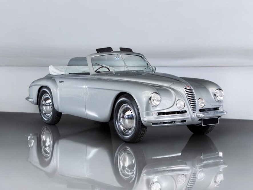 ALFA ROMEO: A 1:43 scale model Spark of the 1939 6C 2500 SS Touring Spider