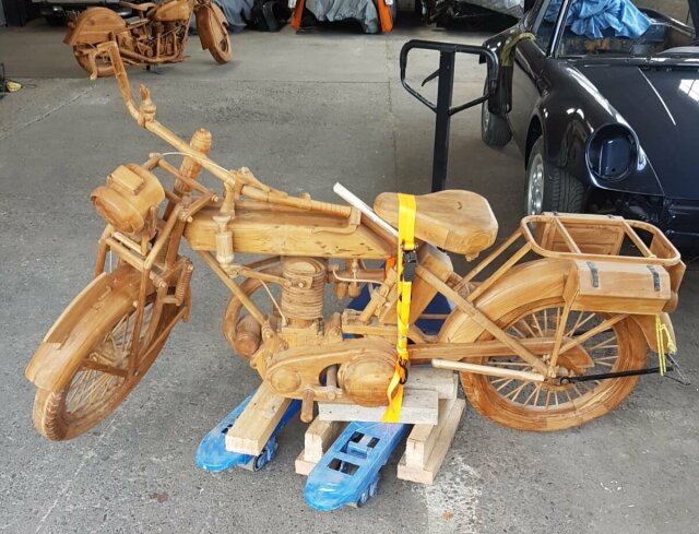 REPLIKAHolznachbau einer Indian Single, Replica