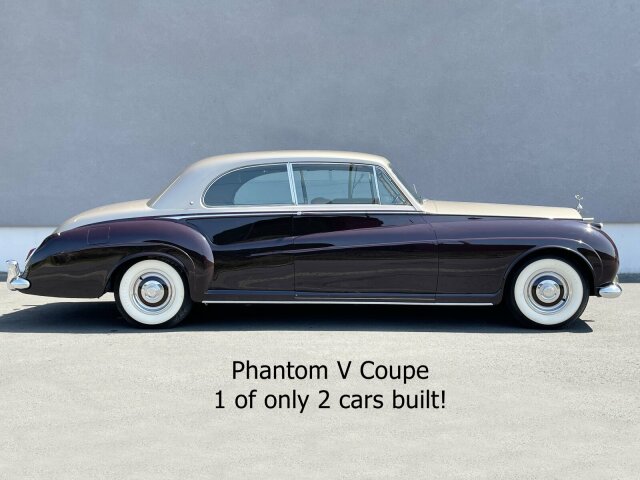 Rolls RoycePhantom V Saloon Coupe, by James Young Matching Numbers