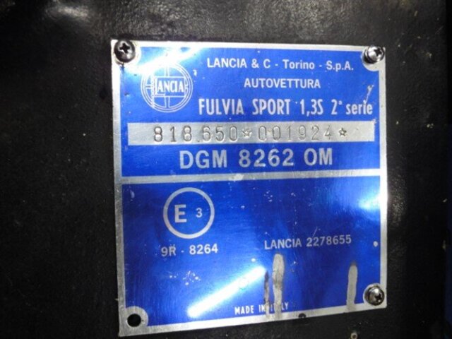 LANCIA (I) Fulvia