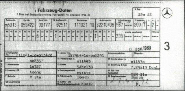MERCEDES-BENZ 220