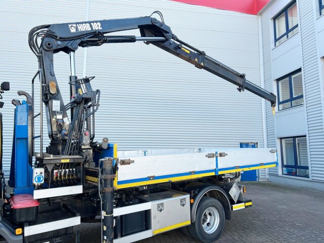 -Abrollcontainer mit Kran Hiab 102-S-2, Hochstand