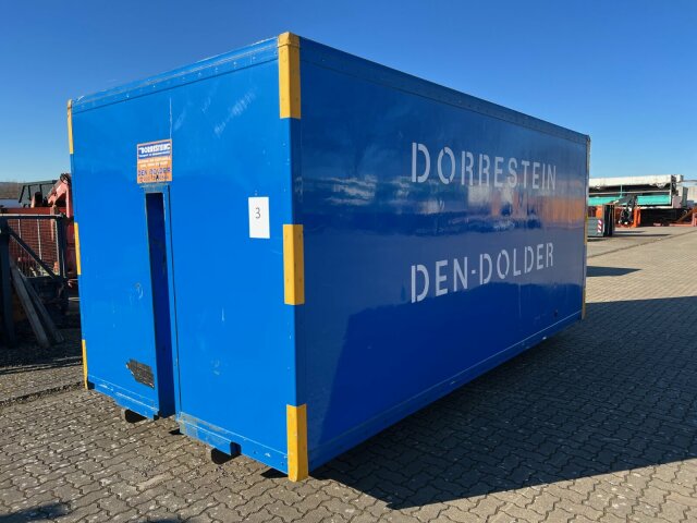 -Abrollcontainer Kofferaufbau mit Flügeltüren