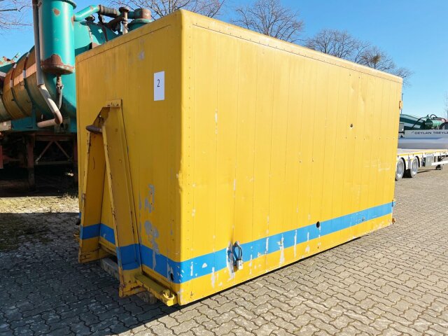 -Abrollcontainer Kofferaufbau mit Flügeltüren