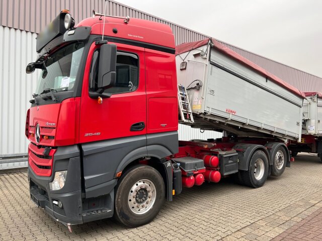 Mercedes-BenzActros 2548 L 6x2, Retarder, Liftachse, StreamSpace, 2-Seiten-Getreidekipper