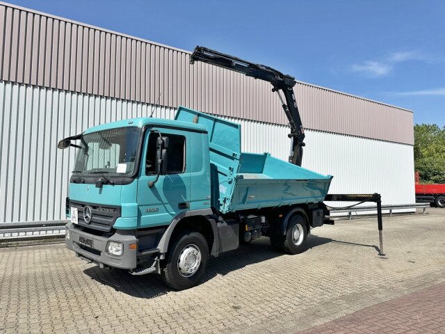 Mercedes-BenzActros 1832 K 4x2 mit Heckkran Hiab XS 099ES-2 HiDuo, Funk