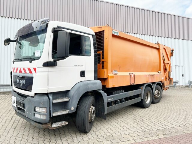 MANTGS 26.320/400 6x2-4 BL, Lift-/Lenkachse, Heil PLK 21 M, Zöller-Schüttung