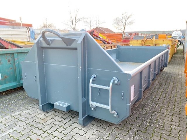GASSMANNAbrollcontainer mit Klappe ca. 11m³, überfahrbar