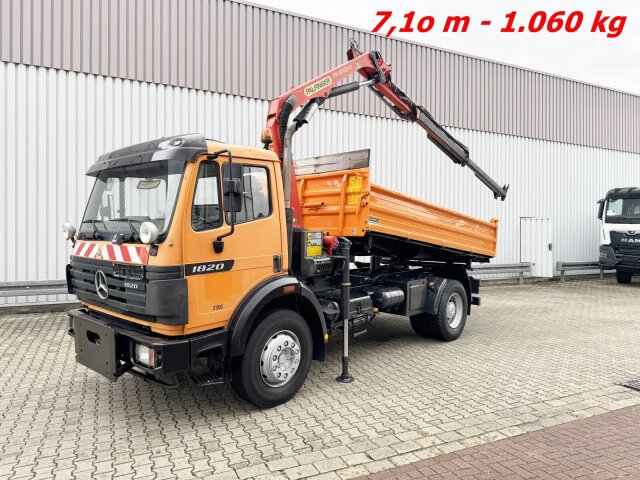 Mercedes-BenzSK II 1820/24 K 4x2, Winterdienstaustattung, Kran Palfinger PK8501-K (Bj. 2010), Funk