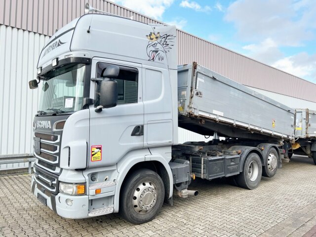 ScaniaR560 6x2, V8, Retarder, Liftachse, Standklima, Alu-Bordwände, ca. 15m³