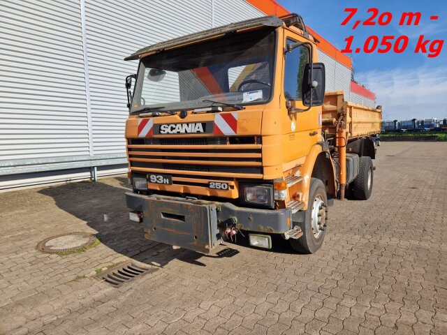 Scania93H 250 4x4, Winterdienstausstattung, Kran Palfinger PK8000
