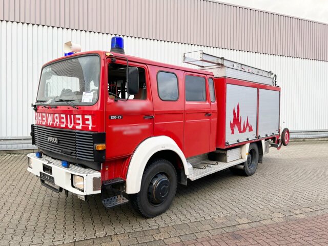 Iveco120-23 AW 4x4 Doka, Feuerwehr, V8-Motor, LF 16
