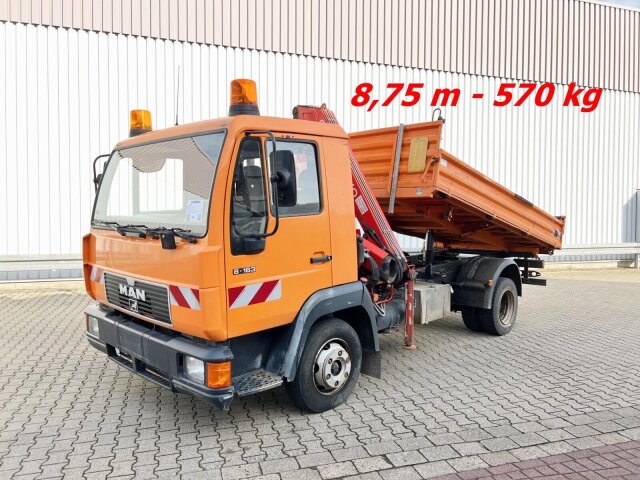 MAN8.163 4x2 BB mit Kran Fassi F60A.23