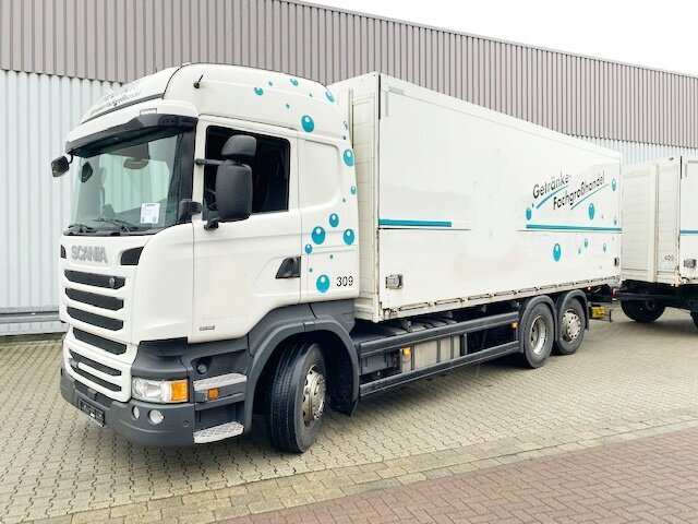 ScaniaR450 LB 6x2-4 Getränkekoffer, Retarder, Lift-/Lenkachse, Stapleraufnahme