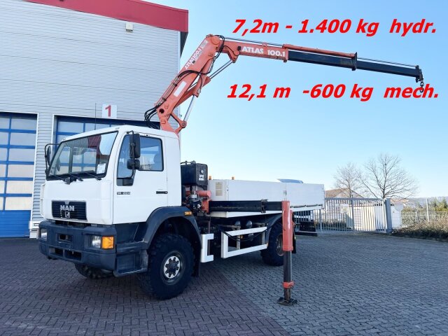 MAN14.224 LAC 4x4 BB mit Kran Atlas 100.1