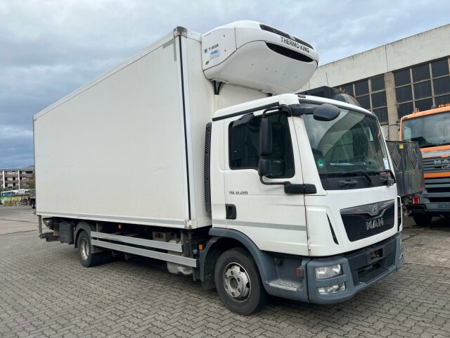 MANTGL 12.220 4X2 BL mit Motorschaden, Tiefkühlkoffer, Thermoking, Rolltor, unterfaltbare MBB LBW