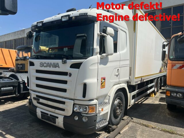 ScaniaG420 6x2, Liftachse, Hiab LBW, Motor defekt!