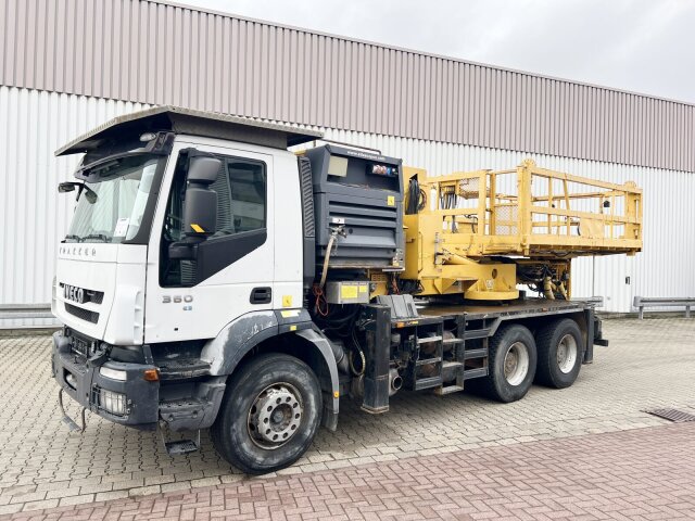 IvecoTrakker AD260T36 6x4, AMV Hubsteiger + Kompressor, Funk