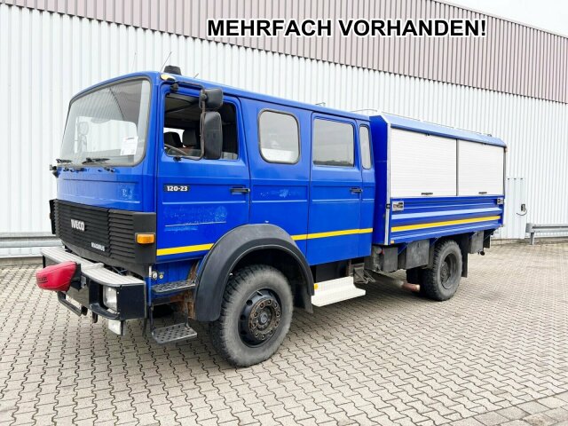 Iveco120-23 AW 4x4 Doka, Feuerwehr, V8-Motor, Gerätewagen, Seilwinde