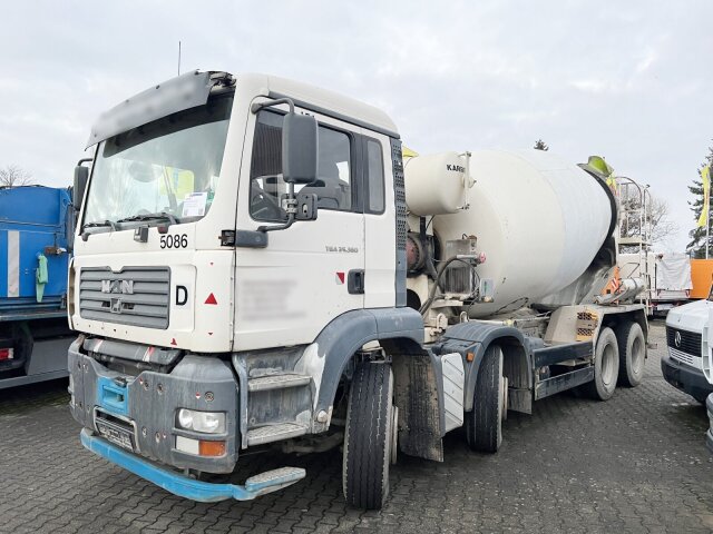 MANTGA 35.360 8X4 BB, Betonmischer Karrena 10m³