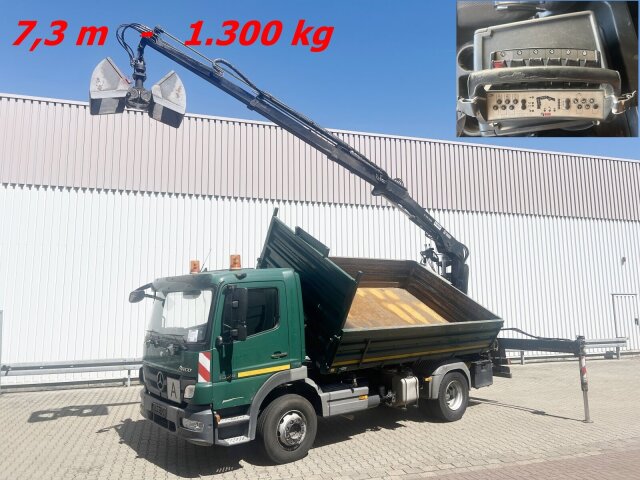 Mercedes-BenzAtego 1624/27 4x2, Heckkran Hiab 099 BS-2 HiDuo, Funk, 2x AHK