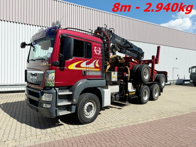 MANTGS 26.540 6X4 BL, Intarder, Kran Epsilon S260L82, Langholz