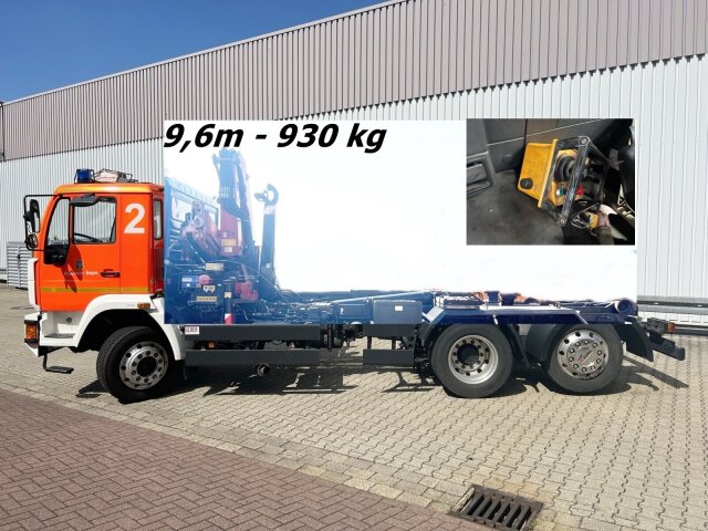 MAN25/18.284 6x2-4 LL,Kran HMF 1113 K3, Funk, Retarder