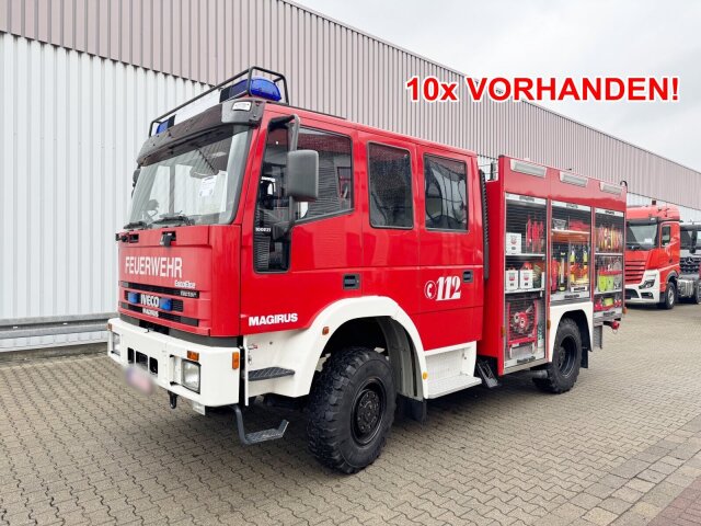 IvecoEuroFire FF 100 E 21 WR tector 4x4 Feuerwehr Doka, LF 8/6