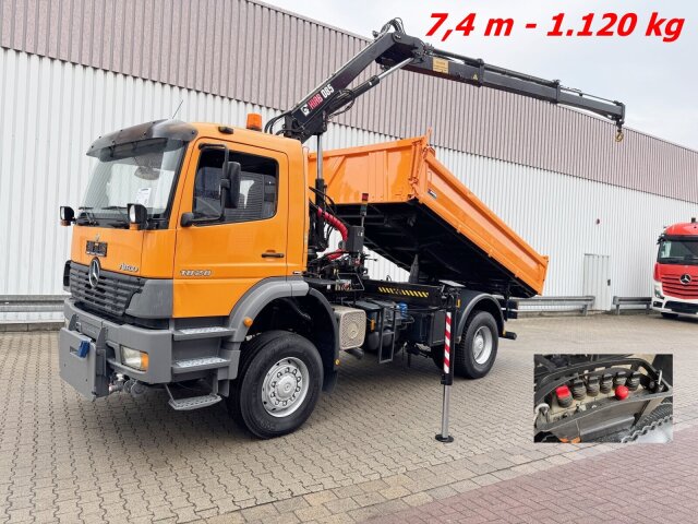Mercedes-BenzAtego 1828 AK 4x4, Winterdienstausstattung, Kran Hiab 085-2, Funk