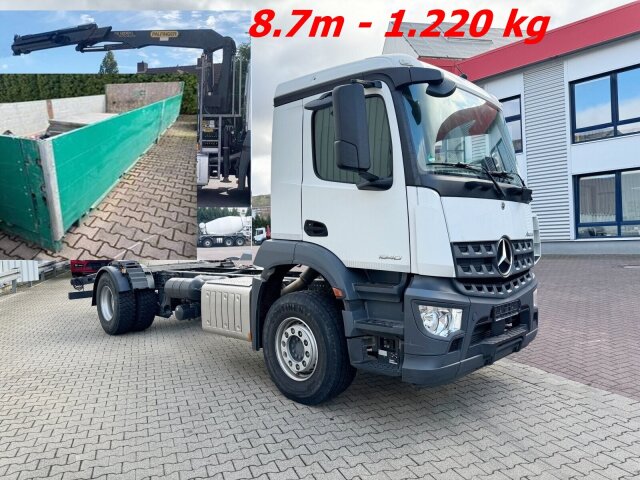 Mercedes-BenzArocs 1840 L 4x2, Kran Palfinger PK12001L, Hochstand