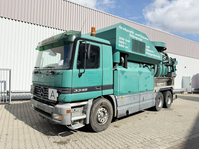 Mercedes-BenzActros 3348 6x4, V8, Kroll Saug-/Spülwagen ca. 14m³, Wasserrückgewinnung, Funk