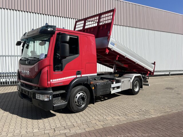 IvecoEuroCargo ML140E28K 4x2, Nüssli 3-S-Kipper, 2 x AHK