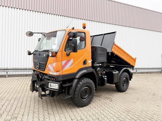 UnimogU 20 4x4, Kipper, Zapfwelle, Winterdienstausstattung, 2x AHK