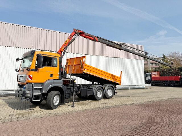 MANTGS 28.400 6X4-4 BL, Kran, Winterdienstausstattung, EEV, Lenk-/Lift, Palfinger PK10501 B, Funk