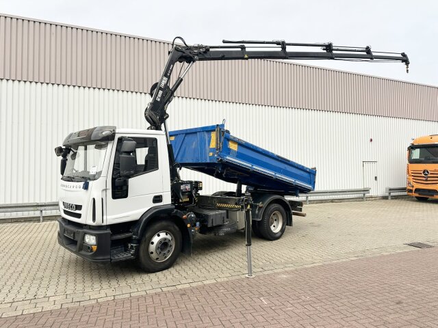 IvecoEuroCargo ML140E25K 4x2, EEV, Kran Hiab 077E-4 HiDuo, Funk
