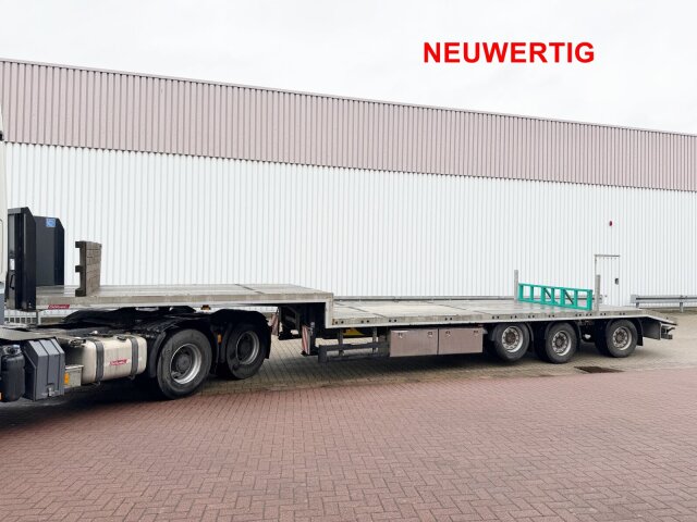 GOEBELGöbel LPRS 24, 3-A-Tieflader, Verzinkt, Liftachse, Nachlaufgelenkt