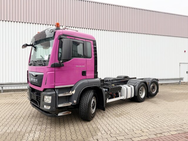 MANTGS 28.440 6X4H-4 BL, HydroDrive, Lenk-/Liftachse, 2x Nebenantrieb