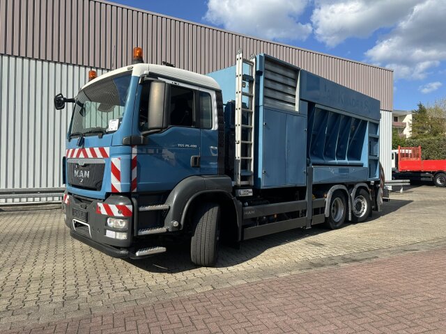 MANTGS 26.480 6x4H-4 BL, HydroDrive, Lenk-/Lift, Haller Saugbagger ca. 7m³, Funk
