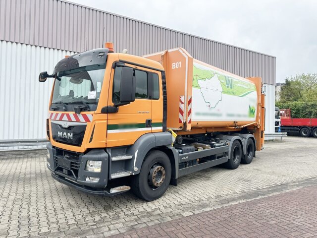 MANTGS 26.400 6X4 BL, Seilabroller, Haller Lotos, Zöller Schüttung