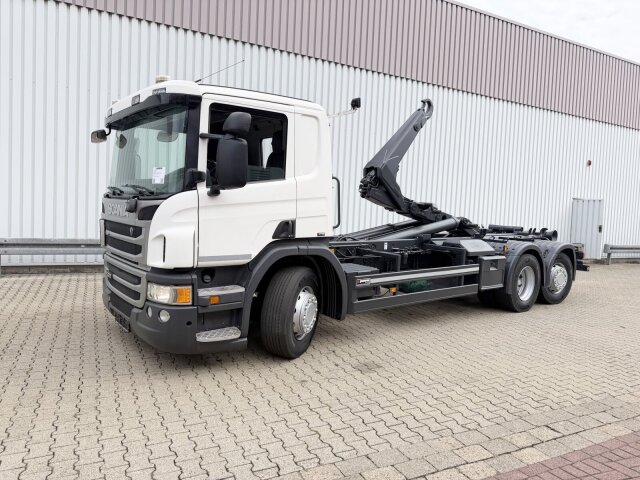 ScaniaP 370/450 LB 6x2/4, Lift-/Lenk, Motorabtrieb, Meiller Schub-Knick, Funk