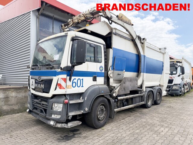 MANTGS 26.360 6x2-4 BL, BRANDSCHADEN, Lenk-/Lift, HS Frontlader Millennium XXL37