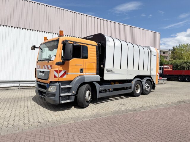 MANTGS 26.360 6x2-4 LL, Retarder, Lift-/Lenk, FAUN Rotopress 521, Zöller Schüttung