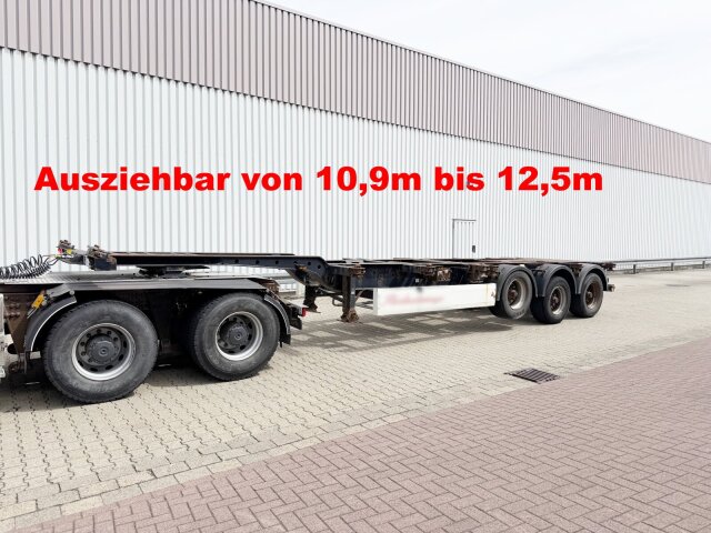 KroneSD Container-Chassi, Liftachse, 20/2x20/30/40 Fuß, ausziehbar