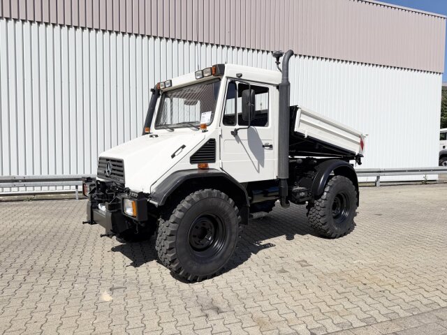 UnimogU 130 4x4, Kipper, Zapfwelle vorne+hinten, Winterdienstausstattung