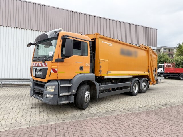 MANTGS 26.320/400 6x2-4 BL, Lenk-/Liftachse, Navi, HS-Terberg Olympus, Terberg-Schüttung