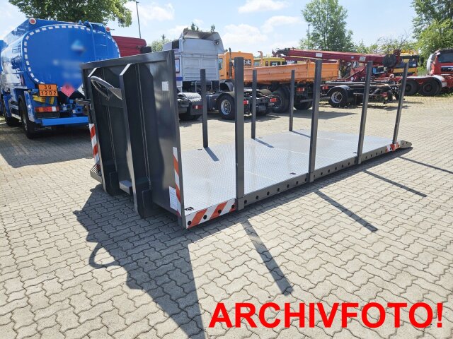 GASSMANNAbrollplattform 6.500mm, mit abnehmbaren Rungen